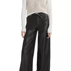 Rag & Bone Sophie Faux Leather Pants size 26 NWT